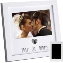 High quality custom wholesale 6*8 Real Solid Wood Shadow Box Boyfriend Girlfriend Couples I Love You  Picture Frames Photo